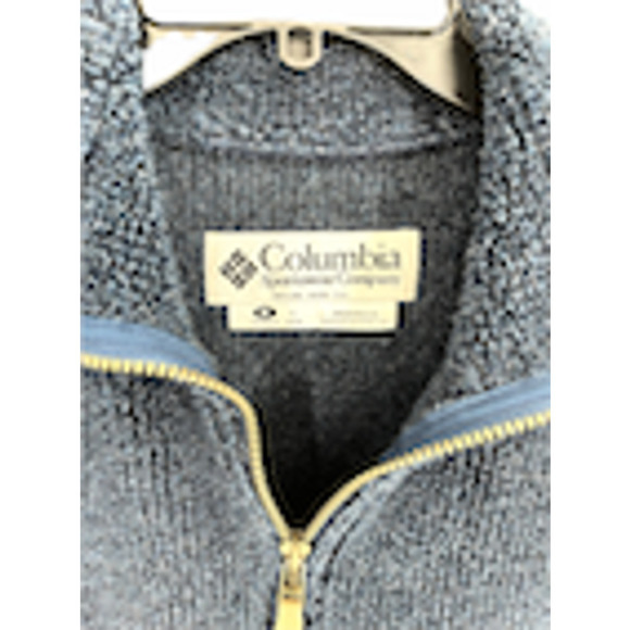 columbia SPORTSWEAR BLUE ZIP FLEECE - Picture 5 of 5